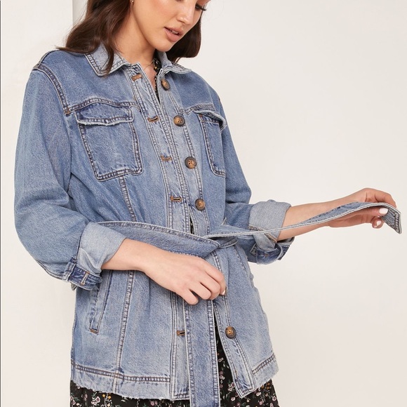 free people heritage denim jacket